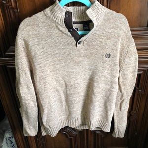 Chaps tan sweater